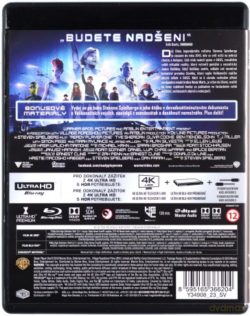 Player One [Blu-Ray 4K]+[Blu-Ray]