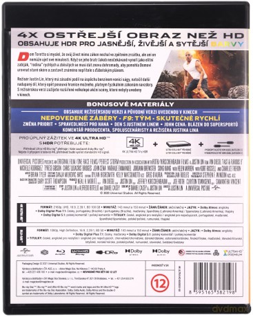 Szybcy i wściekli 9 [Blu-Ray 4K]+[Blu-Ray]