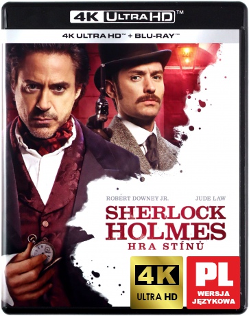 Sherlock Holmes: Gra cieni [Blu-Ray 4K]+[Blu-Ray]