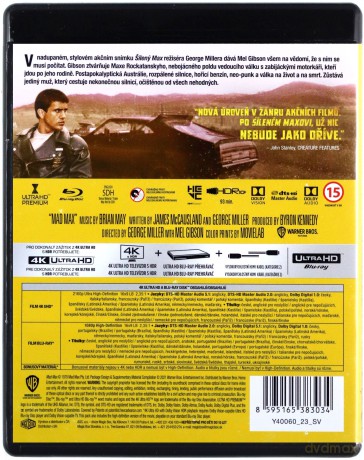 Mad Max [Blu-Ray 4K]+[Blu-Ray]