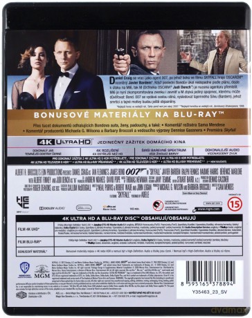007 James Bond Skyfall [Blu-Ray 4K]+[Blu-Ray]