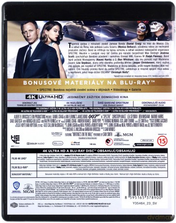 007 James Bond Spectre [Blu-Ray 4K]+[Blu-Ray]