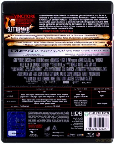 Whiplash [Blu-Ray 4K]+[Blu-Ray]