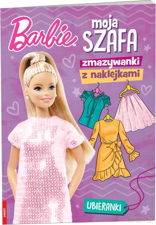 Barbie Moja szafa Zmazywanki z naklejkami SSN-1103 [KSIĄŻKA]