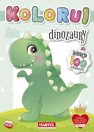 Dinozaury. Koloruj [KSIĄŻKA]