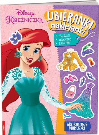 Disney księżniczka Ubieranki naklejanki SDU-9110 [KSIĄŻKA]