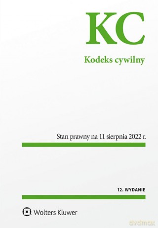 Kodeks cywilny. Przepisy [KSIĄŻKA]