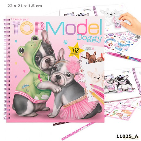 Kolorowanka Doggy Top Model 11025A [KSIĄŻKA]