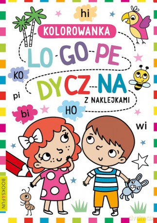 Kolorowanka logopedyczna z naklejkami 3 [KSIĄŻKA]
