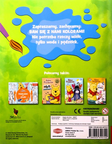 Kubuś Maluj wodą MW-9116 [KSIĄŻKA]