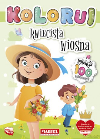 Kwiecista wiosna. Koloruj [KSIĄŻKA]