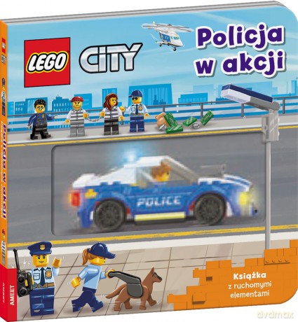 LEGO city Policja w akcji Książka z ruchomymi elementami PPS-6004 [KSIĄŻKA]