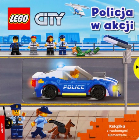 LEGO city Policja w akcji Książka z ruchomymi elementami PPS-6004 [KSIĄŻKA]