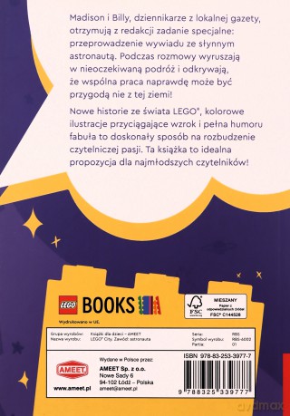 LEGO city Zawód astronauta RBS-6002 - Erica S. Pearl [KSIĄŻKA]