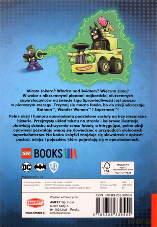LEGO DC comics Liga sprawiedliwości Dzielni i zjednoczeni! LNR-6452 - Philip Madden [KSIĄŻKA]
