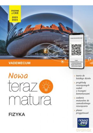 Nowa Teraz matura 2023 Fizyka Vademecum z cyfrowym wspomaganiem nauki poziom rozszerzony [KSIĄŻKA]