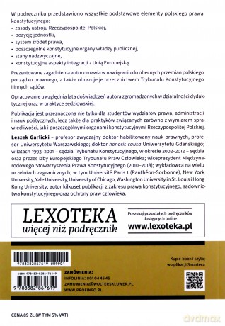 Polskie prawo konstytucyjne. Zarys wykładu - Leszek Garlicki [KSIĄŻKA]