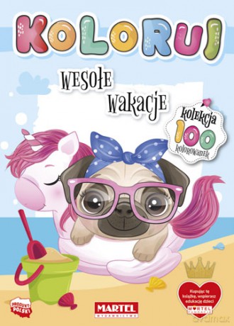 Wesołe wakacje. Koloruj [KSIĄŻKA]