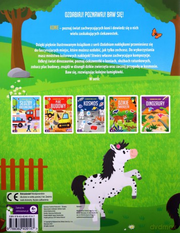 Zachwycające konie. Ozdabiam naklejkami [KSIĄŻKA]
