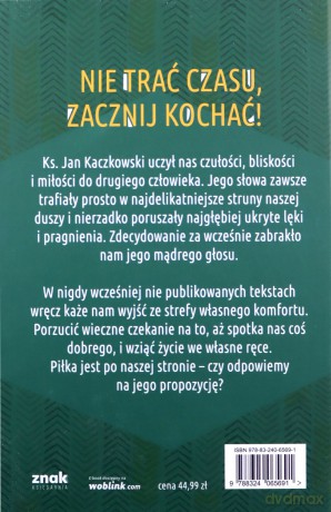 Zamiast czekać, zacznij żyć! - Jan Kaczkowski [KSIĄŻKA]