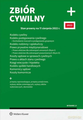Zbiór cywilny PLUS 2022 [KSIĄŻKA]
