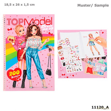Zestaw Dress Me up Cherry Bomb TopModel 11120A [KSIĄŻKA]