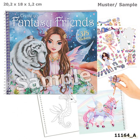 Zestaw kreatywny Fantasy Friend 11164A [KSIĄŻKA]