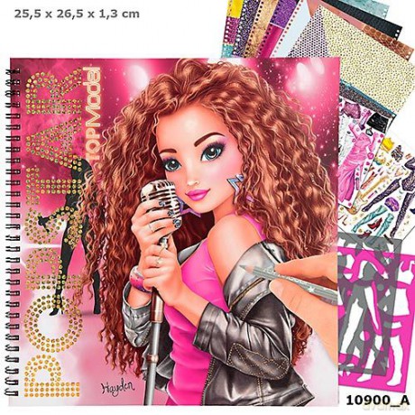 Zestaw kreatywny popstar topmodel 10900A [KSIĄŻKA]