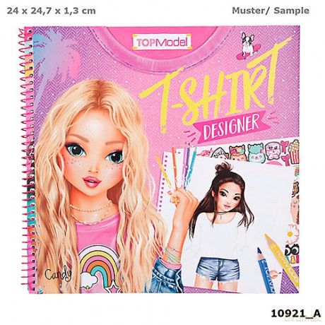 Zestaw kreatywny t-shirt topmodel 10921A [KSIĄŻKA]