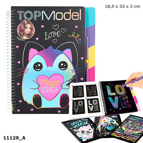 Zestaw Magic Scratch Top Model 11129A [KSIĄŻKA]