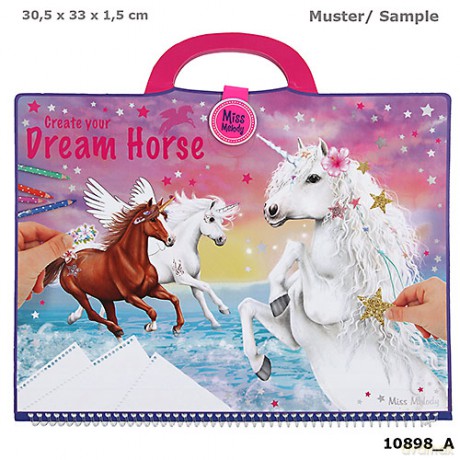 Zestaw w teczce dream horse miss melody 10898A [KSIĄŻKA]