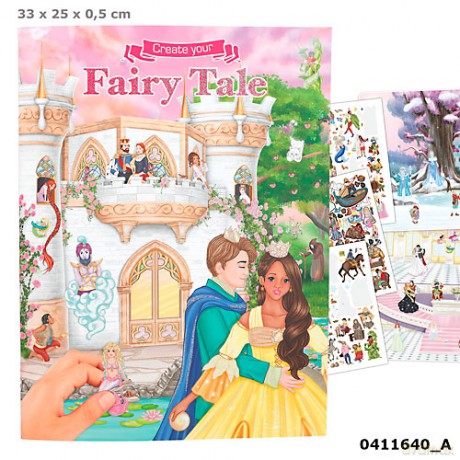 Zestaw z naklejkami Fairy Tale 11640A [KSIĄŻKA]