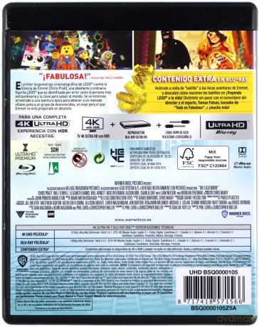 The Lego Movie (LEGO Przygoda) [Blu-Ray 4K]+[Blu-Ray]