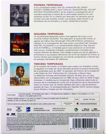 True Detective Season 1-3 (Detektyw) [BOX] [9xBlu-Ray]