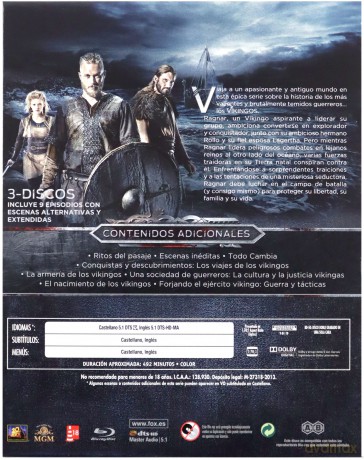 Vikings Season 1 (Wikingowie) [3xBlu-Ray]