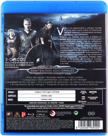 Vikings Season 1 (Wikingowie) [3xBlu-Ray]