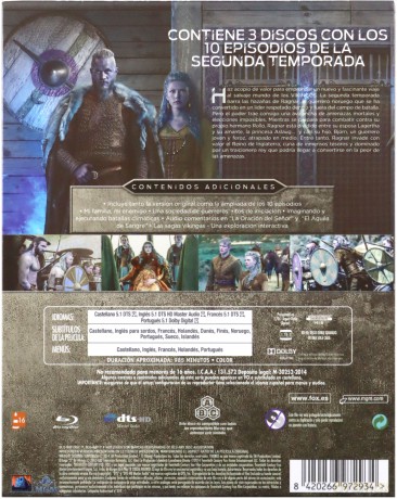 Vikings Season 2 (Wikingowie) [3xBlu-Ray]