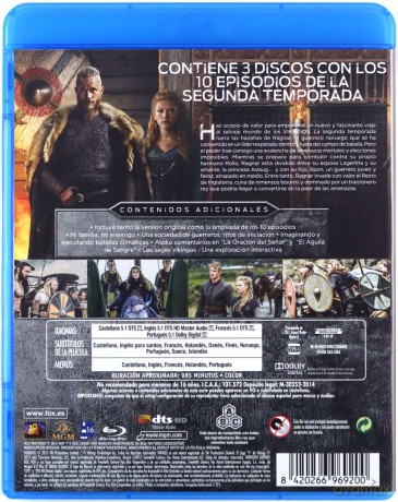 Vikings Season 2 (Wikingowie) [3xBlu-Ray]