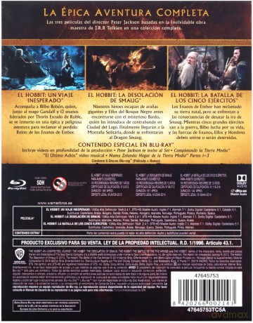 Hobbit Trilogy (Hobbit Trylogia) [6xBlu-Ray]	