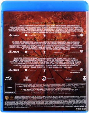 Hobbit Trilogy (Hobbit Trylogia) [6xBlu-Ray]	