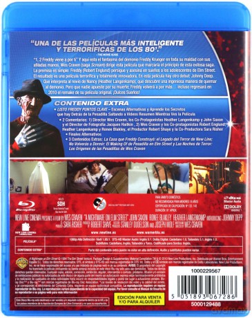 A Nightmare on Elm Street (Koszmar z ulicy Wiązów) [Blu-Ray]