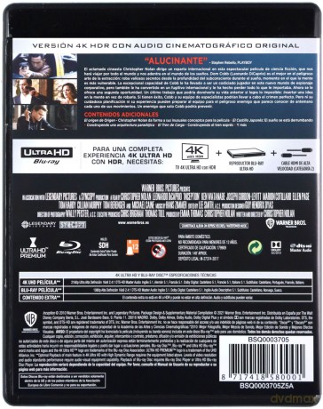 Incepcja [Blu-Ray 4K]+[2xBlu-Ray]