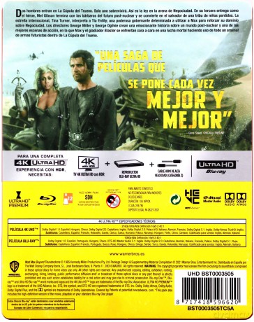 Mad Max pod Kopułą Gromu (steelbook) [Blu-Ray 4K]+[Blu-Ray]