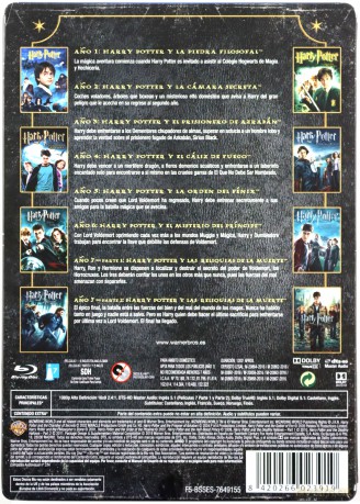 Harry Potter Complete Collection (steelbook) [8xBlu-Ray]
