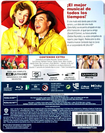 Singin' in the Rain (Deszczowa piosenka) (steelbook) [Blu-Ray 4K]+[Blu-Ray]