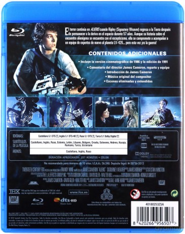 Aliens (Obcy - decydujące starcie) [Blu-Ray]