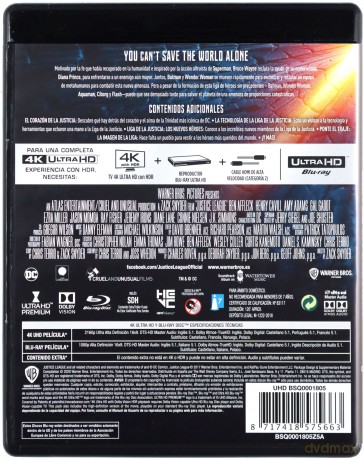 Liga Sprawiedliwości [Blu-Ray 4K]+[Blu-Ray]
