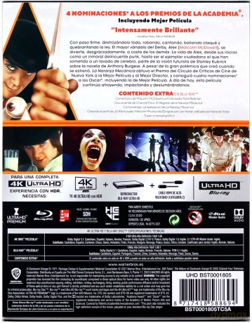 Mechaniczna pomarańcza (Titans of Cult) (steelbook) [Blu-Ray 4K]+[Blu-Ray]