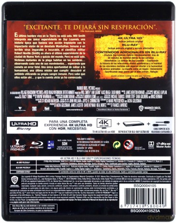 Jestem legendą [Blu-Ray 4K]+[Blu-Ray]