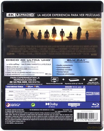 Eternals [Blu-Ray 4K]+[Blu-Ray]